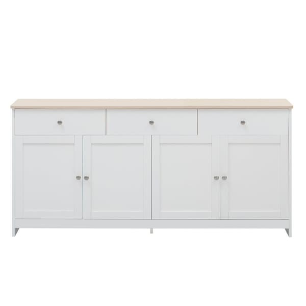 Rootz Rustic skænk - Landstil - Trækornskab - Rigelig opbevaring - 160L x 37b x 75H cm