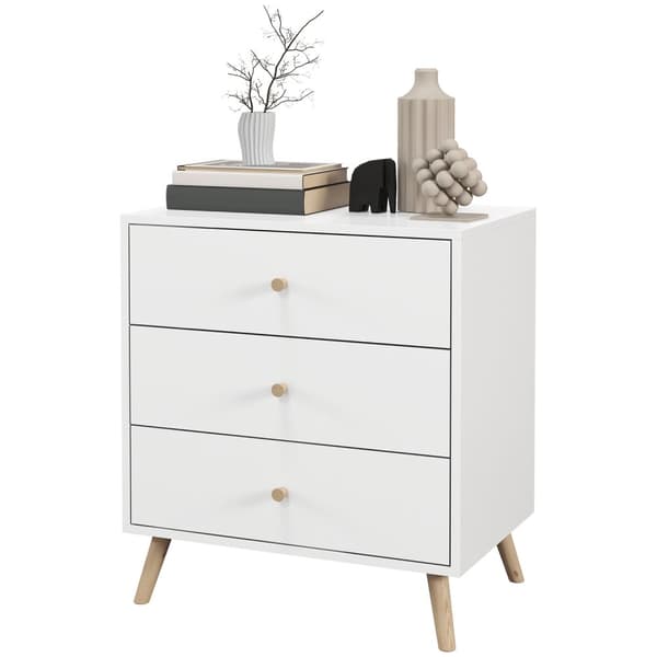 Rootz Scandinavian Bes of Drawers - Lagringsskåp - Lådan - Robust MDF & Pine - 60L X 40B X 68H cm
