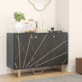Miniatyrbillede 4 af 6: Rootz Storage Cabinet Skænk - Stue Cupboard - Justerbar hylde - Elegant og funktionel - 107x35x75cm