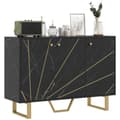 Miniatyrbillede 6 af 6: Rootz Storage Cabinet Skænk - Stue Cupboard - Justerbar hylde - Elegant og funktionel - 107x35x75cm