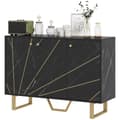 Miniatyrbillede 1 af 6: Rootz Storage Cabinet Skænk - Stue Cupboard - Justerbar hylde - Elegant og funktionel - 107x35x75cm