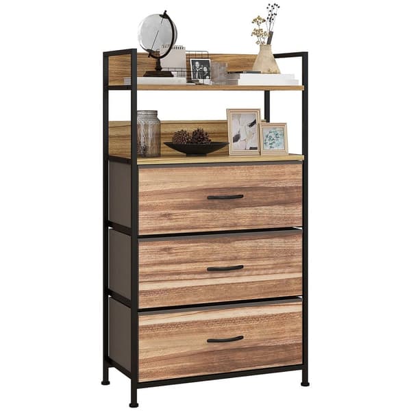Rootz Storage Table - Industrial Chest of skuffer - Moderne stofskuffer - Rumbesparende design - 60 x 29 x 101 cm