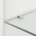 Miniatyrbild 11 av 11: Vitrinskåp med dörr och LED - för vardagsrum, kontor eller kök - höjd 180 cm - vit