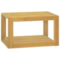 Miniatyrbild 1 av 2: Väggmonterat badrumsskåp 60x45x35 cm massiv teak