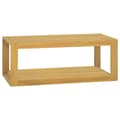 Miniatyrbild 1 av 2: Väggmonterat badrumsskåp 90x45x35 cm massiv teak