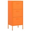 Miniatyrbild 2 av 2: Förvaringsskåp orange 42,5x35x101,5 cm stål