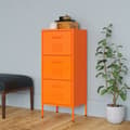 Miniatyrbild 1 av 2: Förvaringsskåp orange 42,5x35x101,5 cm stål