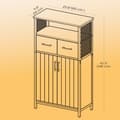 Miniatyrbillede 6 af 6: Opbevaringsskab - med skuffe