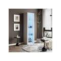 Miniatyrbild 3 av 4: Glansvitrin med LED-belysning, 3 glashyllor, 55*38*166 cm, vitrin