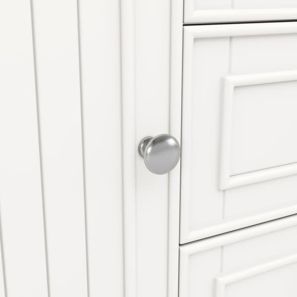 Vägghängt tvättställsskåp 78,5×46×46,8 cm, badrumsskåp med 3 lådor, modern stil, förvaring, vit underskåp