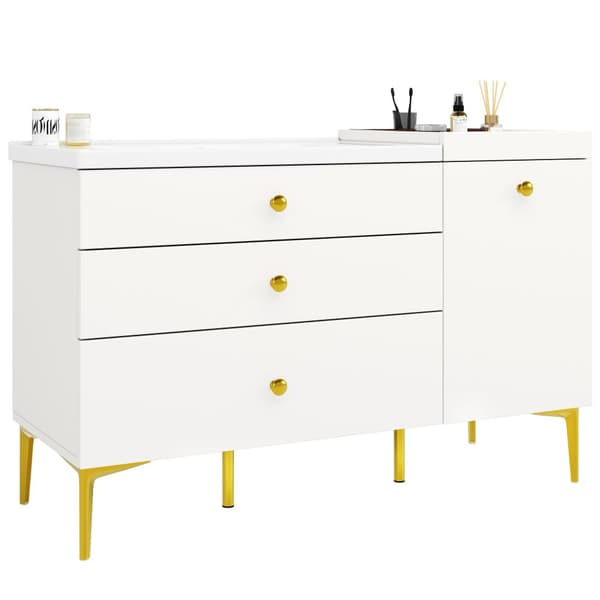 Allaskaappi pesualtaalla 120×47,5×80 cm – Modernit kylpyhuonekalusteet, alakaappi kylpyhuoneeseen/eteiseen/eteiseen, tyylikäs muotoilu
