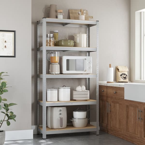Rootz 2 Set Heavy Duty Storage -hylly - Varaston hyllyt - Autotalliorganisaatio - Ruostekestävä teräs - 40 cm x 90cm x 180cm