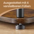 Miniatyrbillede 6 af 6: Rootz 5 -niveau hjørnehylde - stående hylde - opbevaringshylde - superhurtig samling - 38,3 x 27 x 139 cm