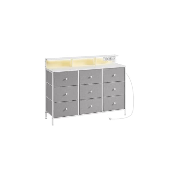 Rootz 9 Skuffekiste - Opbevaringsenhed - Kommode - LED -belysning - Rumbesparende - 33,5 x 114 x 84 cm