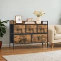 Miniatyrbild 3 av 6: Rootz Chest of Drawers - Lagringsenhet - Dresser Organizer - 5 Tyglådor - 29 cm x 98,2 cm x 70 cm