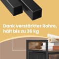 Miniatyrbild 4 av 6: Rootz Chest of Drawers - Lagringsenhet - Dresser Organizer - 5 Tyglådor - 29 cm x 98,2 cm x 70 cm