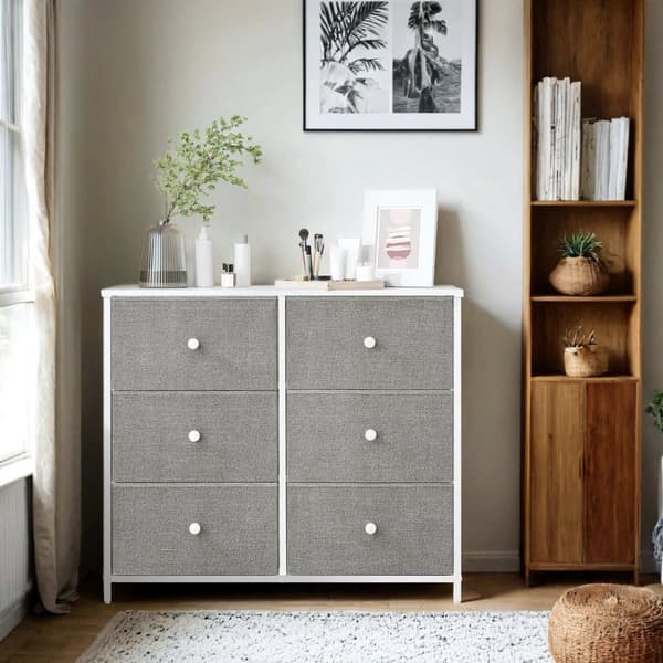 Rootz byrå garderob - tygland - förvaringsskåp - lätt - 30 x 80 x 71 cm