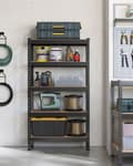 Miniatyrbillede 2 af 9: Rootz Heavy Duty Shelf - 5 Tier Storage Unit - Robust Rack - 875 kg kapacitet - Steel & MDF - 30 x 75 x 150 cm