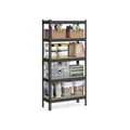 Miniatyrbillede 1 af 9: Rootz Heavy Duty Shelf - 5 Tier Storage Unit - Robust Rack - 875 kg kapacitet - Steel & MDF - 30 x 75 x 150 cm