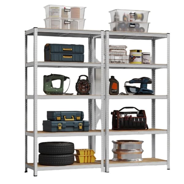 Rootz Heavy Duty Storage -hylly - Kohdekerros hylly - Autotalli järjestäjä - Rustiresistentti - 200 cm x 100 cm x 50 cm