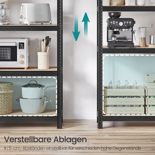 Rootz Heavy Duty Storage -hylly - Hyödyllisyyshylly - autotallin järjestäjä - Vahvistettu teräsrunko - 180 cm x 90cm x 40cm