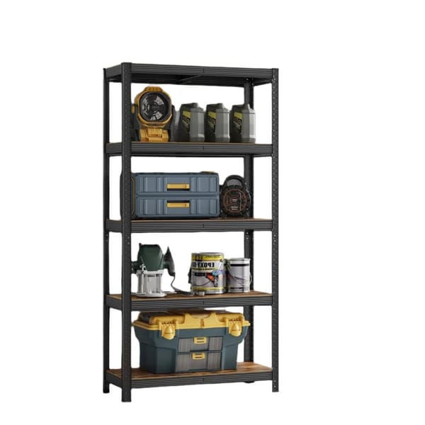 Rootz Heavy -Duty hylde - lagerhylde - kælderhylde - stabil stålstruktur - 40 cm x 90 cm x 180 cm