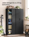 Miniatyrbillede 5 af 10: Rootz Multi -Purpose Storage Cabinet - Organizer - Shelving Unit - Høj belastningskapacitet - 40 cm x 60 cm x 180 cm