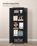 Miniatyrbillede 7 af 10: Rootz Multi -Purpose Storage Cabinet - Organizer - Shelving Unit - Høj belastningskapacitet - 40 cm x 60 cm x 180 cm