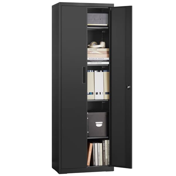 Rootz Multi -Purpose Storage Cabinet - Organizer - Shelving Unit - Høj belastningskapacitet - 40 cm x 60 cm x 180 cm