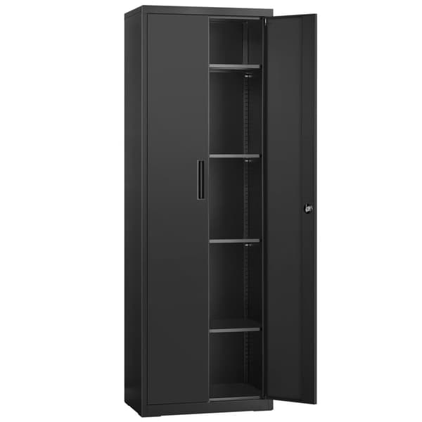 Rootz Multi -Purpose Storage Cabinet - Organizer - Shelving Unit - Høj belastningskapacitet - 40 cm x 60 cm x 180 cm