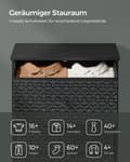 Miniatyrbild 3 av 6: Rootz Tvätt Chopper - 4 Drawer Dresser - Lagringsarrangör - Spacebesparing - 30 x 51 x 99 cm - Ebony Black Ink