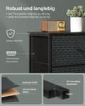 Miniatyrbild 4 av 6: Rootz Tvätt Chopper - 4 Drawer Dresser - Lagringsarrangör - Spacebesparing - 30 x 51 x 99 cm - Ebony Black Ink