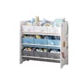 Miniatyrbillede 1 af 5: Rootz Regal Bookhelf - Storage Organizer - Space Saver - 9 Ikke -vævede stofbokse - Alsidig design - 62,5 x 29,5 x 60 cm