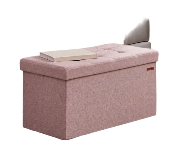 Rootz -istuimet säilytystilassa - istuinrinta - vuodevaatteet - 89L säilytys - 38 x 76 x 38 cm - vaaleanpunainen