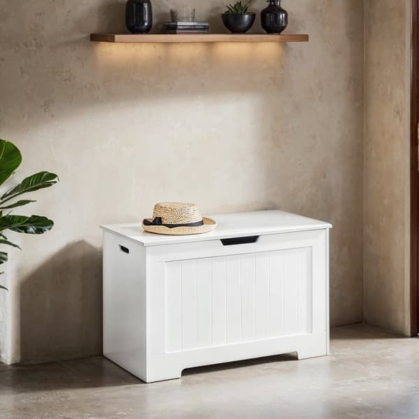 Rootz Shoe Bench - Bænk med opbevaring - Opbevaringsskab - Sæder og butikker - MDF -paneler - 76 cm x 48 cm x 40 cm