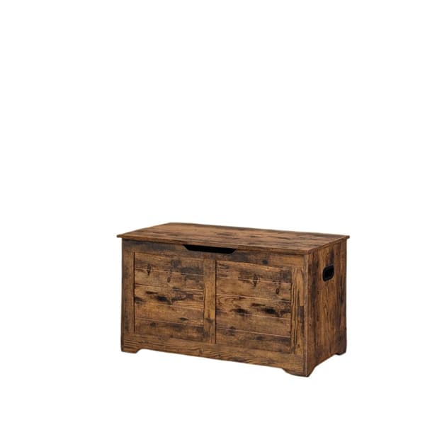 Rootz Shoe Bench - Bænk med opbevaringsplads - Sædebryst med hængsler - Organisation og butik - 40 cm x 80 cm x 46 cm