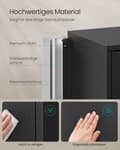Miniatyrbillede 4 af 5: Rootz Steel Storage Cabinet - Arrangement - Arrangør - Max Space Efficiency - 40 x 80 x 180 cm - Matt Black