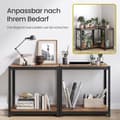 Miniatyrbillede 4 af 5: Rootz Stand Shelf - Bookhelf - Warehouse Shelf - Robust & Holdable - 40 cm x 80 cm x 160 cm