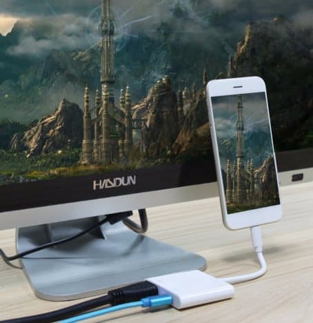 Lightning-kompatibel till HDMI-kabeladapter för iPhone & iPad