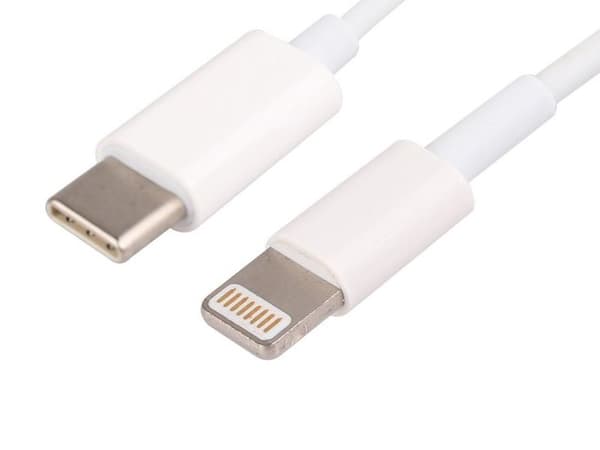 USB C till Lightning-kompatibel kabel 1 meter - vit