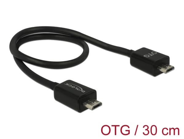Power Sharing Cable Micro USB-B male > Micro USB-B male OTG