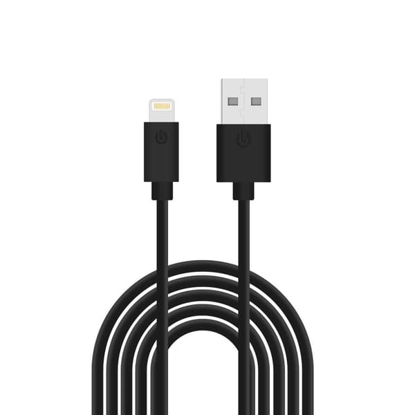 G-SP Laddkabel iPhone/iPad/Airpods MFi 3 meter - Svart