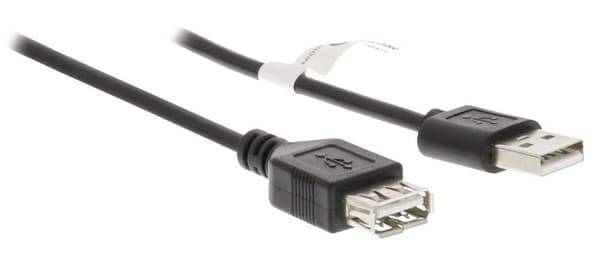 USB 2.0 förlängning 2m Kabel Förlängningskabel