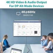NÖRDIC 3m 10Gbps 5A strømforsyning PD100W med Emarker USB3.2 Gen2 USB-C til C nylonflettet kabel hurtiglading