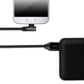 Miniatyrbillede 3 af 6: Vinklet MicroUSB kabel USB 2.0 15W 1m