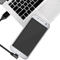 Miniatyrbillede 4 af 6: Vinklet MicroUSB kabel USB 2.0 15W 1m