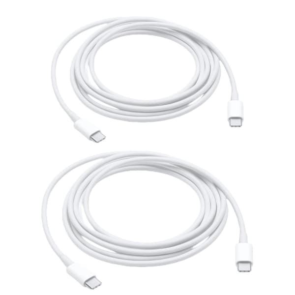 2x USB-C till USB-C Snabbladdningskabel (1 m)