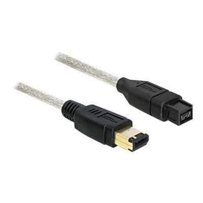 DeLOCK IEEE 1394-kabel - FireWire 800 9-stift (M) - FireWire 6-stift (M) - 1 m