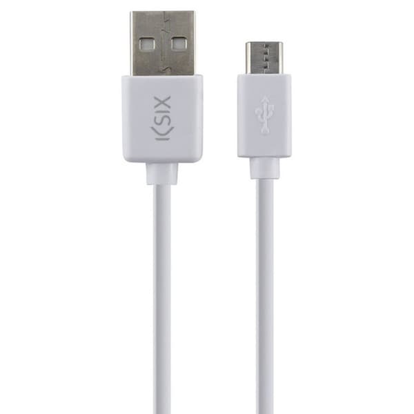 USB-kabel till mikro-USB KSIX 1 m - Svart