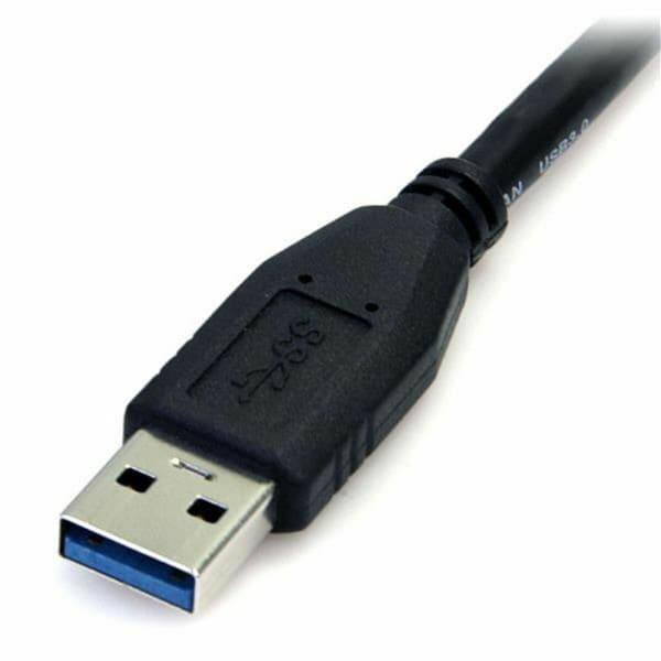 USB-kabel till mikro-USB Startech USB3AUB50CMB Svart